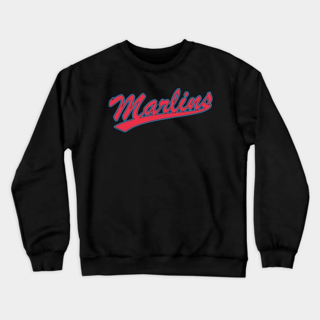 Marlins Crewneck Sweatshirt by Nagorniak